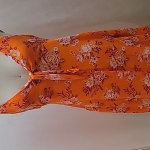 Orange flower Volcom dress